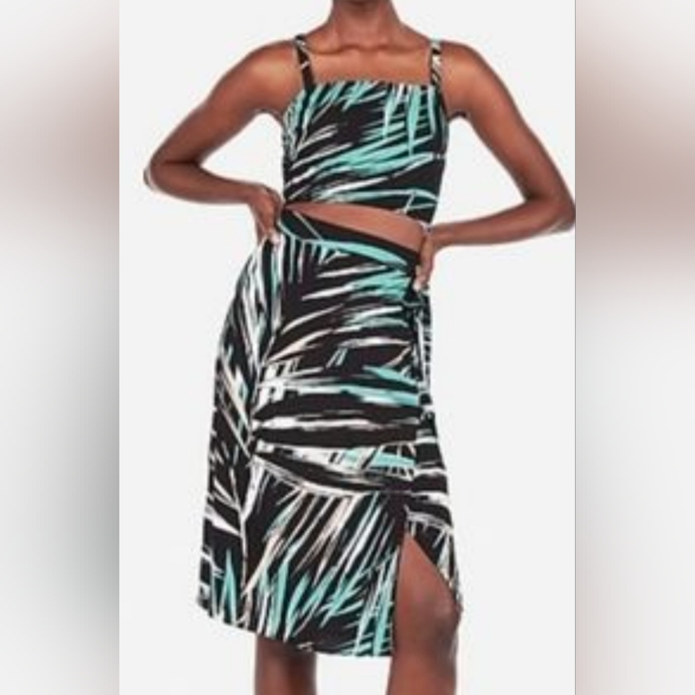 NWT Tropical, cut-out Express Dress, Small